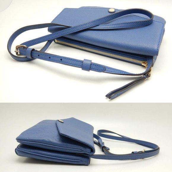 Louis Vuitton Emplant Twice Iris Diagonal Shoulder Blue - Picture 3 of 8